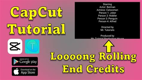 How To Create Long Rolling End Credits Capcut Tutorial Android Or