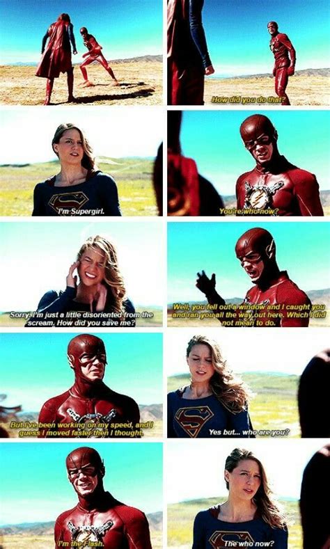 Pin By Carissa Santee Goff On Nerd Supergirl And Flash Flash Funny
