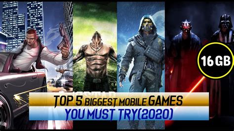 Biggest Mobile Game Ever 2020 Top 5 Largest Games Techfactsfl