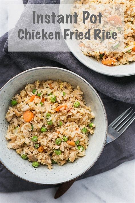 Add beaten eggs, and stir until scrambled and cooked through, about 1 minute. Instant Pot Chicken Fried Rice | Recipe in 2020 | Instant ...