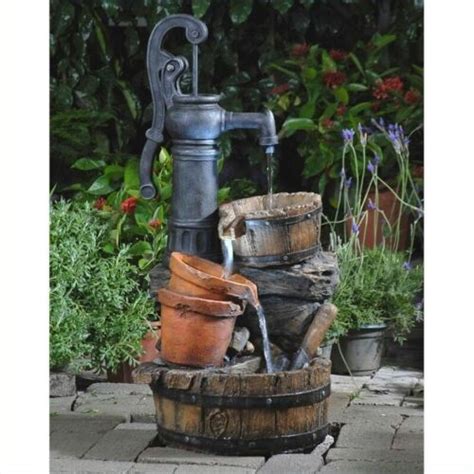 Jeco Classic Water Pump Fountain With Led Light Ebay