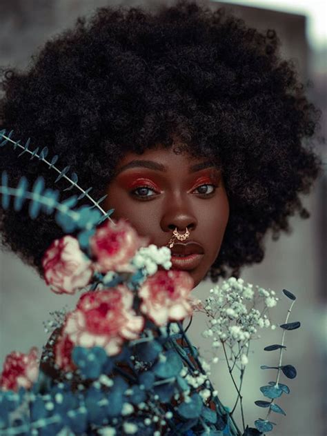 Download Beautiful Black Woman Red Aesthetic Wallpaper