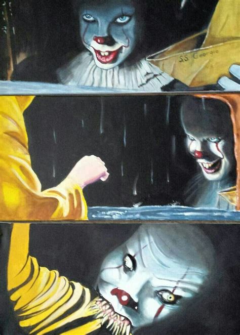 IT AND GEORGIE Horror Show Horror Movies Pennywise The Dancing Clown