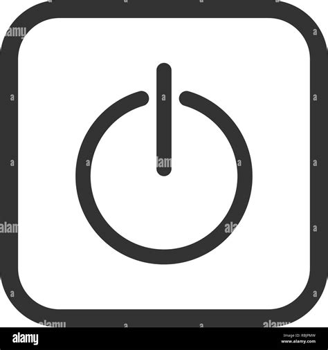 Power On Off Graphic Icon Design Template Isolated Stock Vector Image
