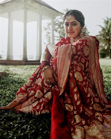 Meera Nandan Wedding Saree Photos