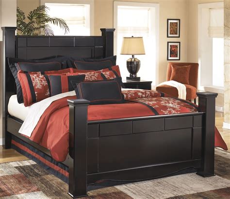 Though it's classic contemporary its also right at home among vintage furnishings. Shay Poster Bedroom Set from Ashley (B271-61-64-67-98 ...