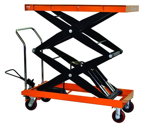 Hydraulic Double Scissor Lift Table Cart 2200 Lb Tf100sd