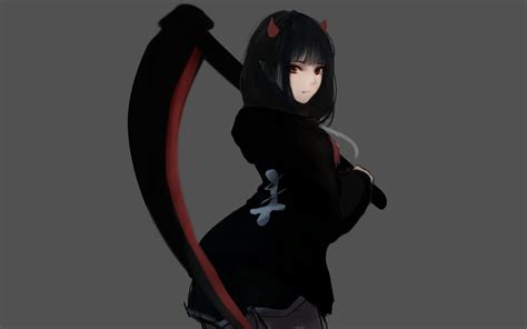 Cute Anime Girl Black Background Arthatravel Com