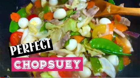 Very Delicious Vegetable Recipe L Chopsuey How To Cook Chopsuey