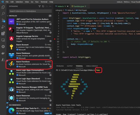 Visual Studio Code Not Able To Add New Azure Function In Vscode Hot My XXX Hot Girl