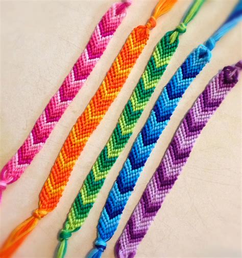 •chevron Friendship Bracelets• Chevron Friendship Bracelets