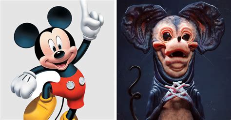 Digital Artist Creates Terrifying Versions Of Popular Characters To