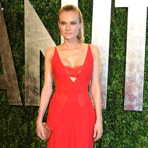 Diane Kruger Goes Supersexy In Red Bra Revealing Dress For Vanity Fair Oscars Bash Diane