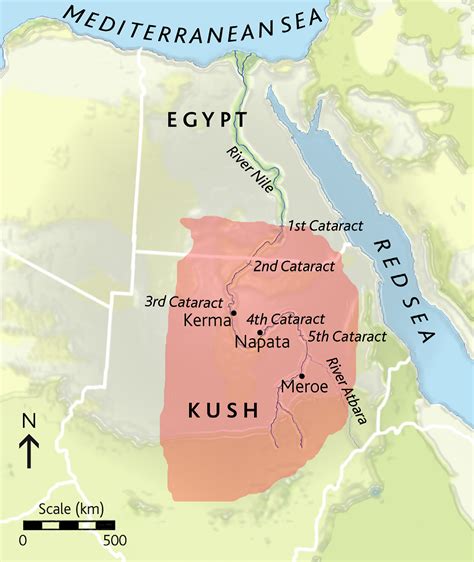 Egypt And Sudan Map