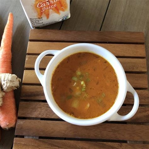 Quick Indian Carrot Ginger Soup Recipe