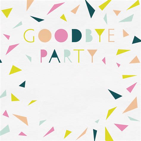 Goodbye Party Retirement And Farewell Party Invitation Template Free