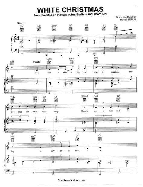 Print and download 'skip to my lou' free beginner piano sheet music. Download White Christmas Sheet Music Irving Berlin - Download