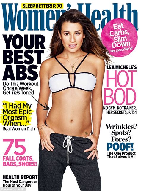 Lea Michele Shows Off Her Abs For Womens Health And Talks Glee Reboot