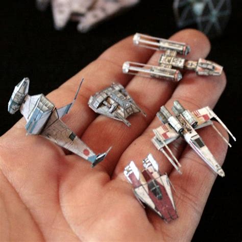Star Wars Papercraft Miniature Gaming Starships