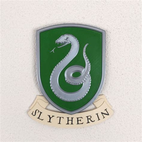 3mf Datei Slytherin Wappen Mmu Harry Potter・design Zum Herunterladen