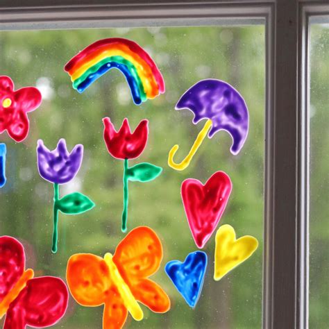 Diy Window Clings For Kids Passion For Savings