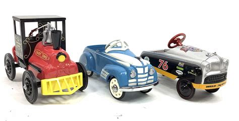 Lot 3 Kiddie Car Classics Die Cast Model Pedal Cars