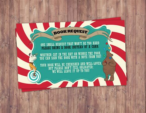 Circus Baby Shower Book Request Carnival Baby Shower Coed Baby