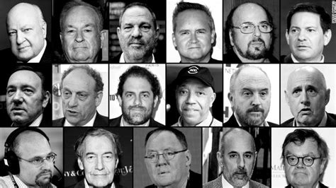 the media men who have been accused of sexual misconduct