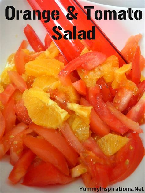 Orange And Tomato Salad Yummy Inspirations