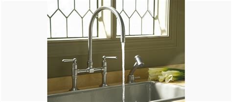 Get the best deal for bridge faucet kitchen faucets from the largest online selection at ebay.com. K-7337-4 | HiRise Deck-Mount Bridge Kitchen Sink Faucet ...