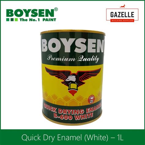 Original Boysen Quick Dry Enamel White 1l Shopee Philippines