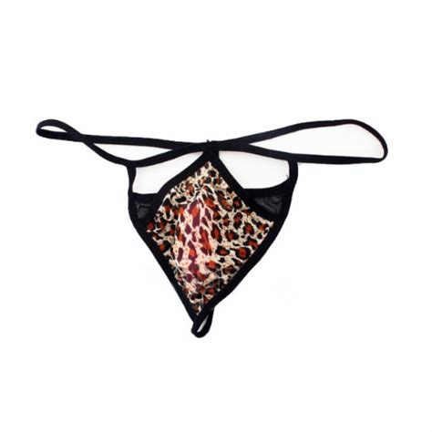 Leopard Sexy Panties Thong Tb045 Discreet Packaging Sexywawa
