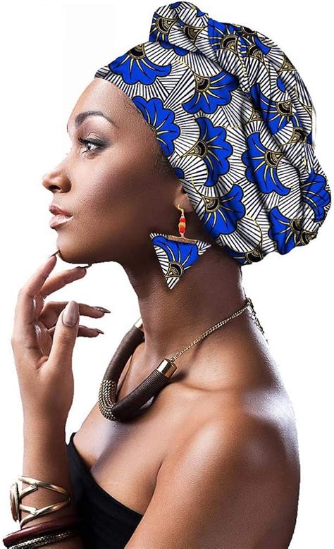 African Turbans African Headwraps For Woman African Headscarf Nigerian Headtie With Matching