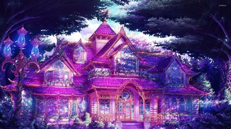 Magical mansion in the forest wallpaper - Digital Art wallpapers - #49097