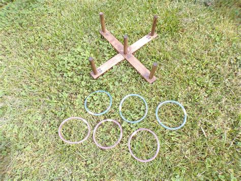Ring toss game, lawn game, yard game, outdoor game, throwing game, tossing game, camping game 