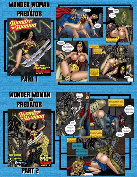 Wonder Woman Vs Predator Jla Porn Cartoon Comics