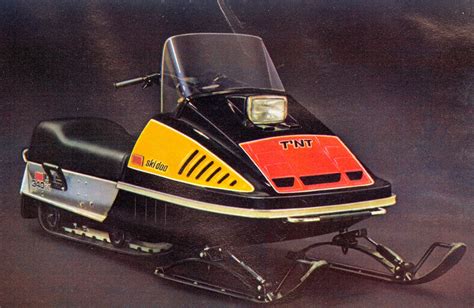 Classic Snowmobiles Of The Past 1974 Ski Doo Tnt