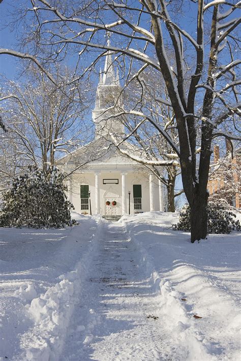 Country Church In Winter Wiscasset Maine Photograph By Keith Webber Jr