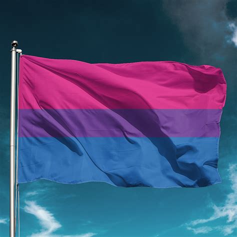 Bisexual Flag For Gay Pride Rosy Rainbow