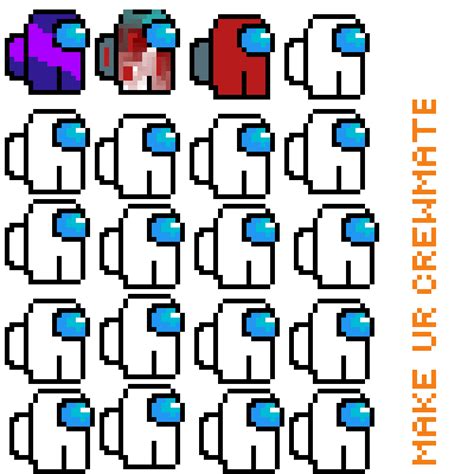 8 Among Us Sprites Pixel Art Maker Images