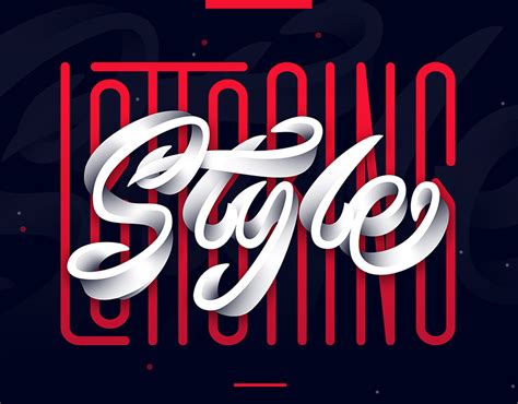 Lettering Style On Behance