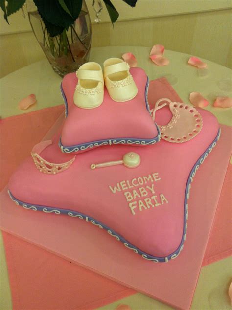 Baby Shower Pillow Cake Pink Pillows Baby Pillows Fancy Cakes Cute