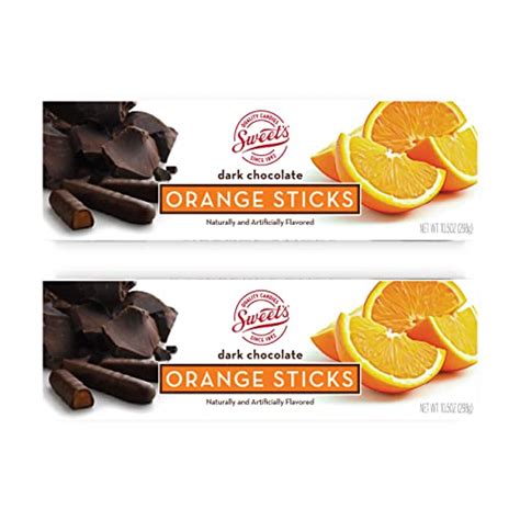 Sweet Candy Dark Chocolate Orange Sticks Chocolate Covered Candy