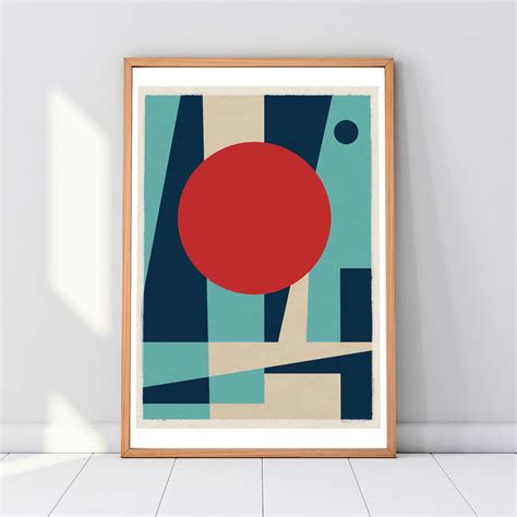 Minimalist Art Mid Century Modern 13 Geometric Minimalist Art Print By