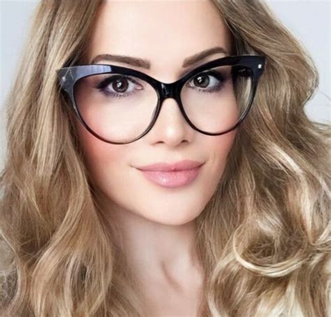 Oversized Large Cat Eye Black Hot Teacher Celebrity Glasses Eyeglasses