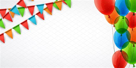 Set Of Colour Festive Banners Flagscolourvectorballoons Paper