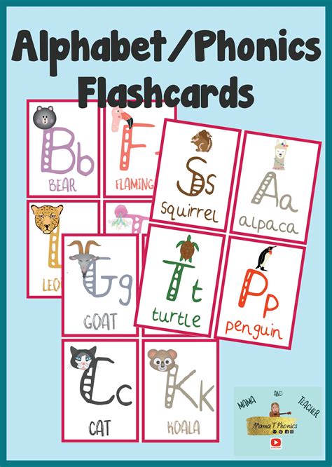 Phonetic Alphabet Flash Cards Pdf Alphabet Flash Card