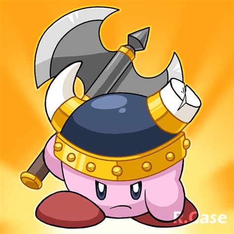Battle Axe Kirby By Rongs1234 On Deviantart