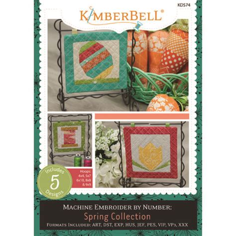 Machine Embroidery By Number Spring Collection Kimberbell Designs