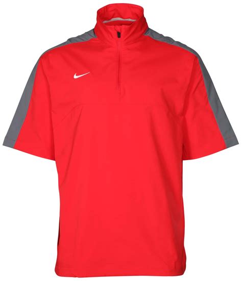Nike Mens Dri Fit 14 Zip Short Sleeve Training Jacket